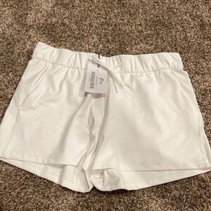 Zyia White Club Shorts